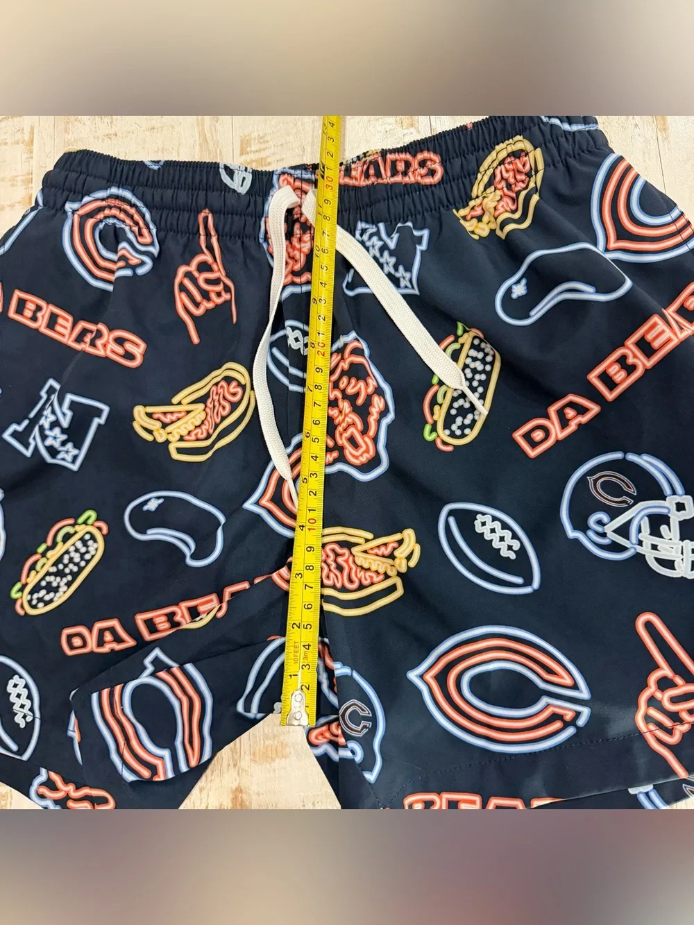 Chubbies NFL Chicago Bears Classic Swim Trunks 5.5” Like New